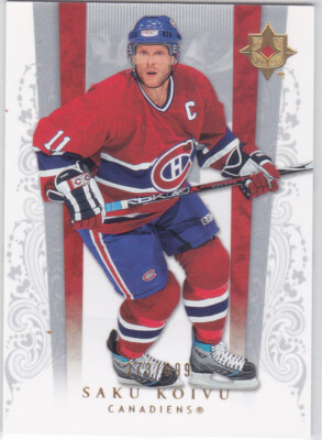 06/07 ULTIMATE COLLECTION..SAKU KOIVU../699..CARD # 32..CANADIENS..COMBINED SHIP