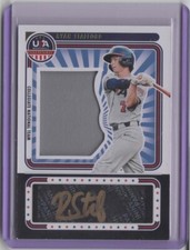 2024 Stars and Stripes USA Signatures Silhouettes Black Gold #52 Ryan Stafford