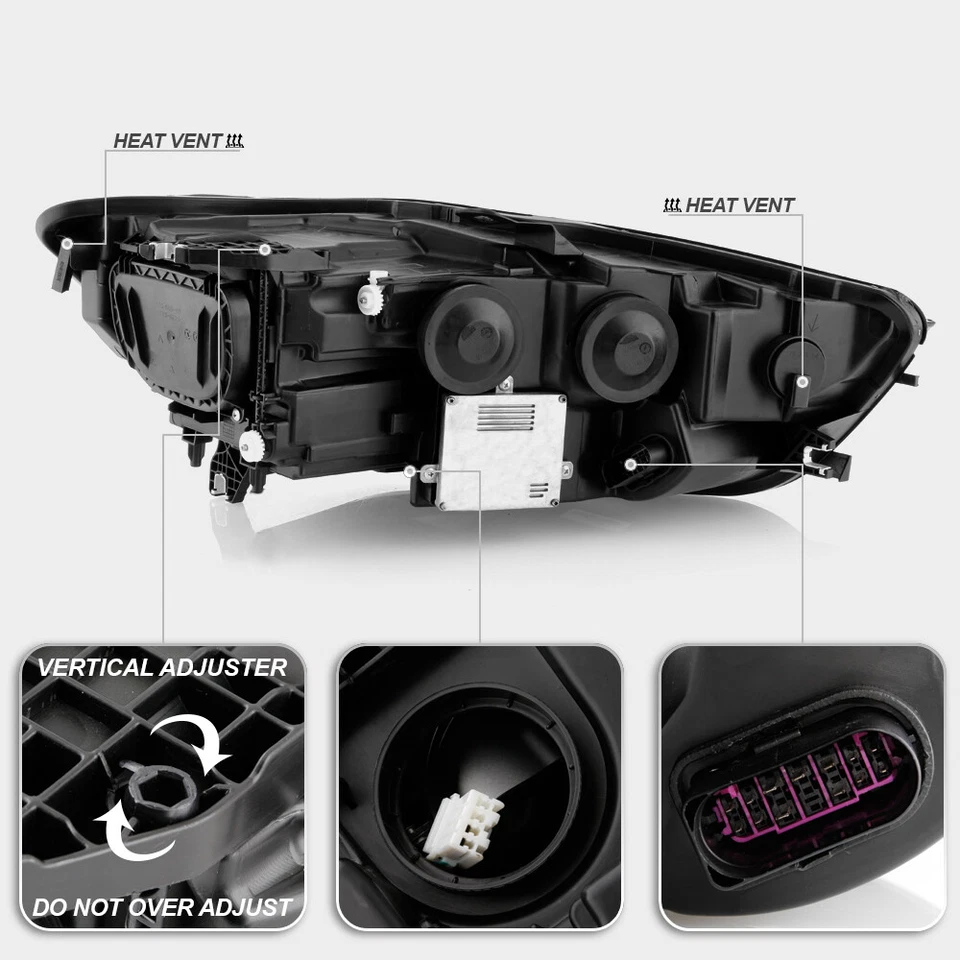 Faro proyector AFS LED DRL 2012-2015 AUDI A6 S6 HID sin AFS - conductor Foto 4 de 4