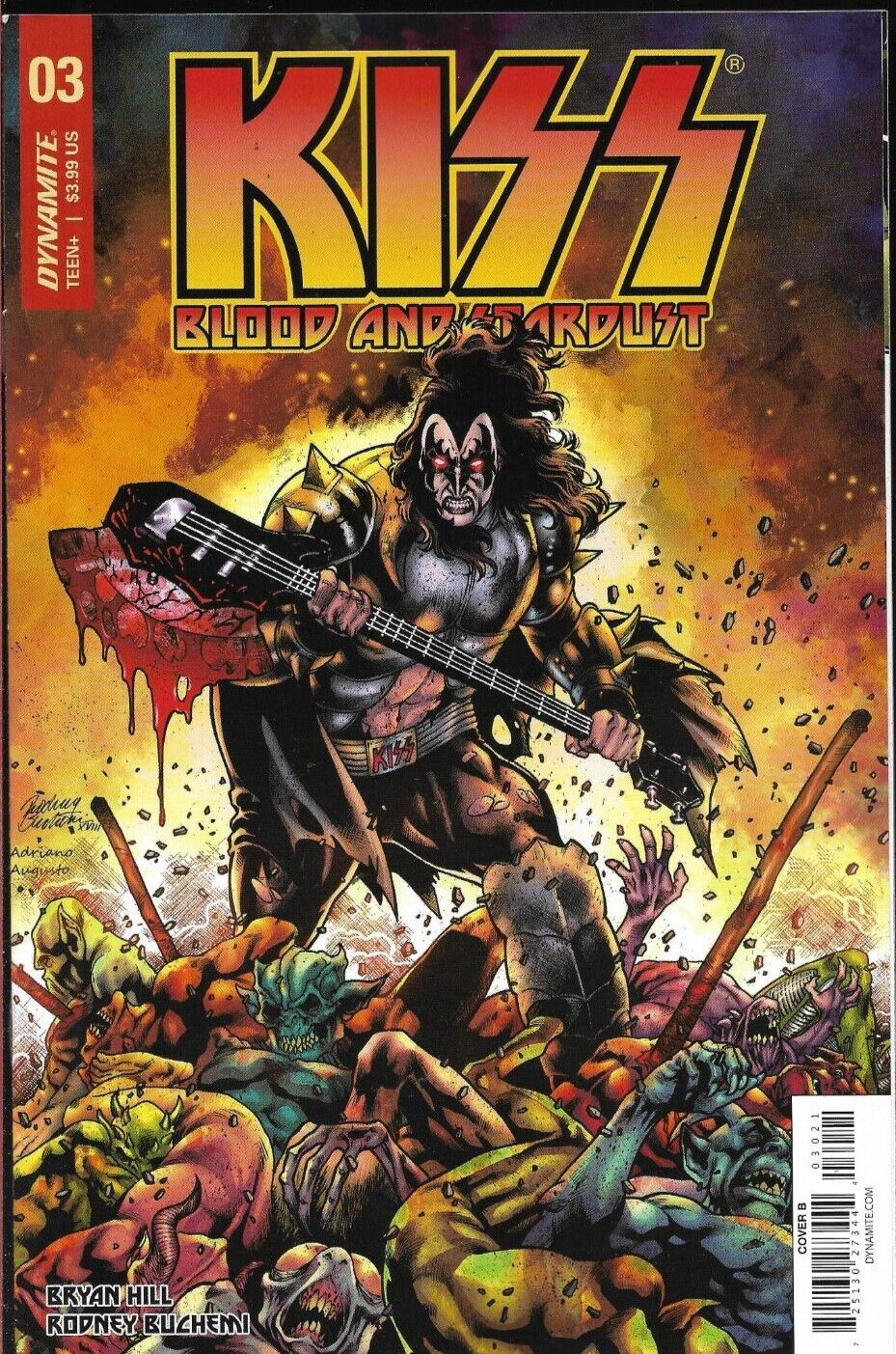 KISS - BLOOD AND STARDUST (2018) #3 B - Back Issue (S)