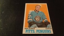  1970-71 Topps Hockey #91 Ron Schock - Pittsburgh Penguins - EX-MT