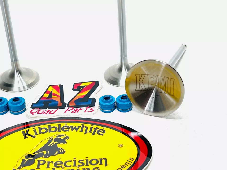04-16 Kawasaki KX250F KX 250F OEM Head Kibblewhite Intake Exhaust Valves & Seals - Image 2 of 2