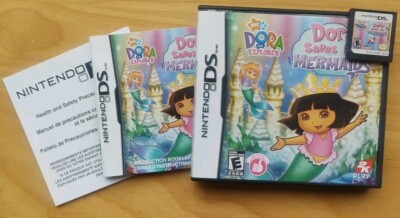Nick JR. Dora The Explorer: Dora Saves the Mermaids (2K, Nintendo DS, 2007) CIB