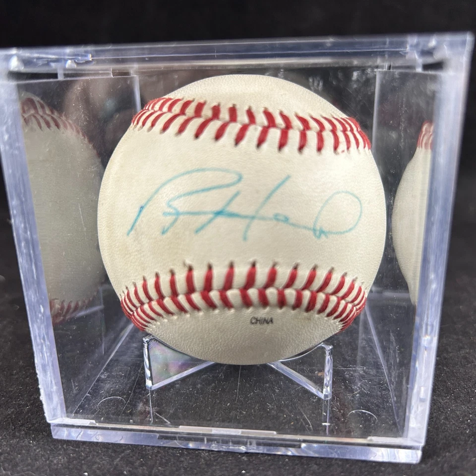 RYAN HOWARD RAWLINGS ARIZONA LEAGUE AUTOGRAPHED SIGNED BASEBALL JSA COA W/ CASE - Image 2 of 4