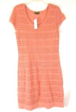 New C. Wonder Pointelle Knit Sweater Dress Pink Small Lined A275098 Women CB99B