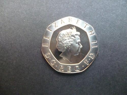 2003 QUEEN ELIZABETH 2ND PROOF 20P COIN CUPRO NICKEL TWENTY PENCE PIECE CAPSULED - Picture 2 of 2