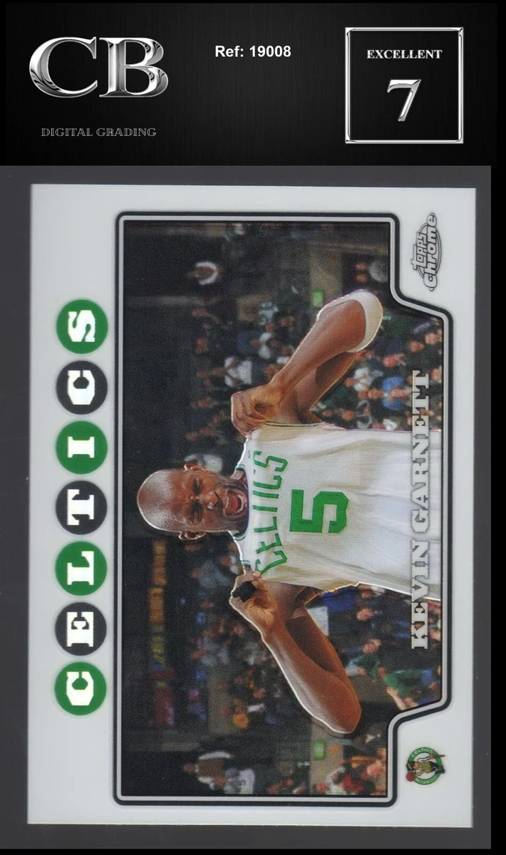 2008-09 Topps Chrome #5 Garnett Refractor-Dig. Graded 7-Looks 