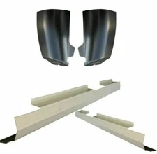 2007-2013 Silverado 4 Door Crew Cab Outer Rocker Panel And Cab Corner Pair