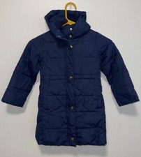 CREWCUTS J.Crew Little Girls Navy Hooded Snap Up Coat Size 4-5