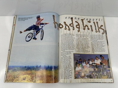 Vintage September/October 1997 Snap BMX Magazine Ronnie Gaska USA