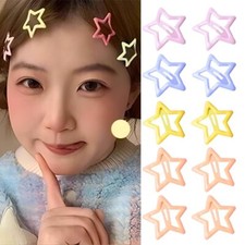 Pink Star Hair Clips for Women Girls Cute Yellow Hair Accessories for Women G...