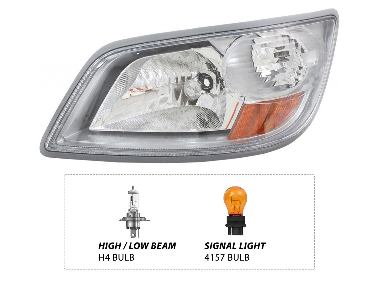 For Headlamp 2006 - 2020 Hino 238 258 268 338 165 185 Driver Left