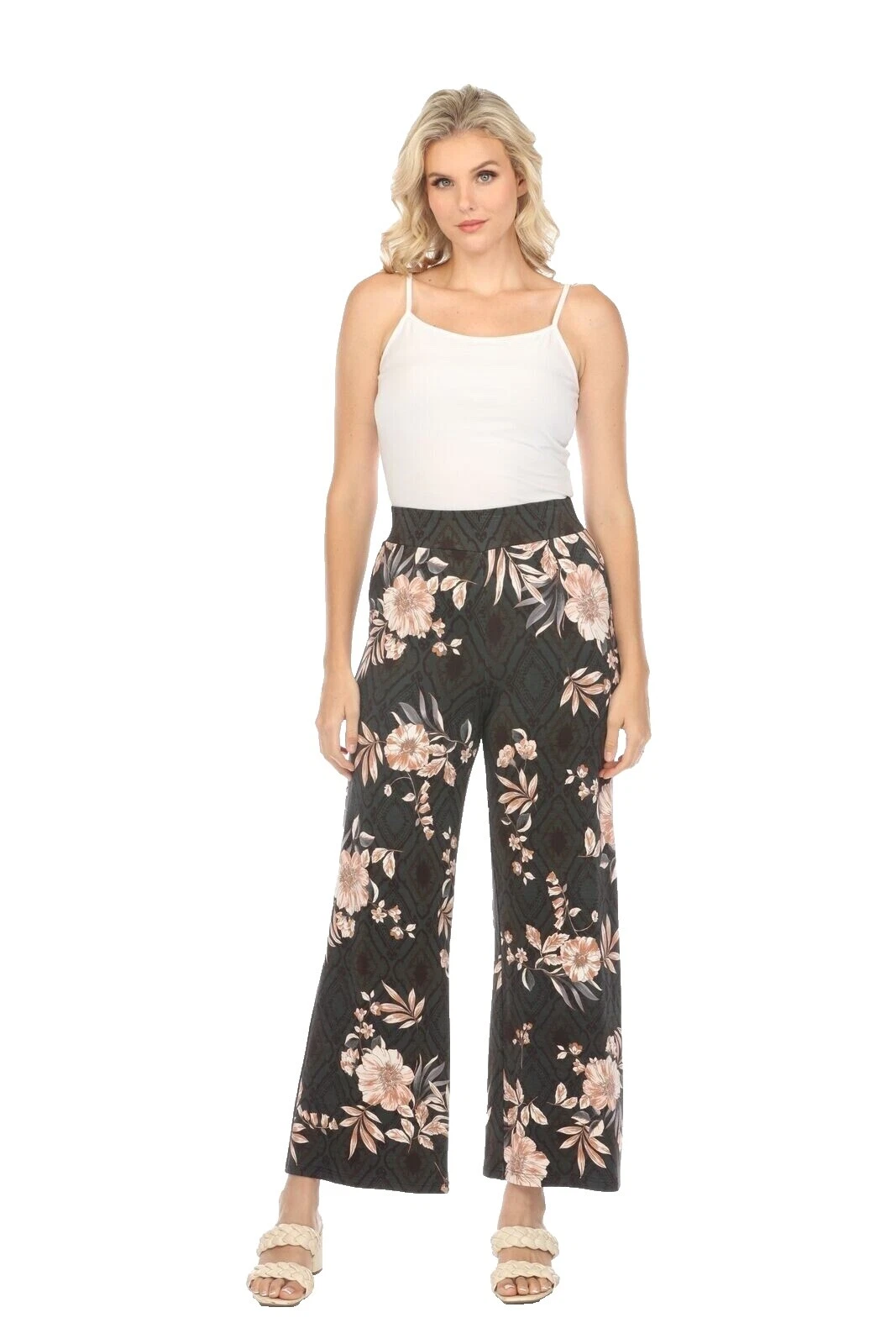 Pantalones Johnny Was for Women's Floral