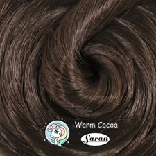 Japanese Saran Doll Hair - Warm Cocoa Brown for Rerooting Custom Dolls & Rehairs