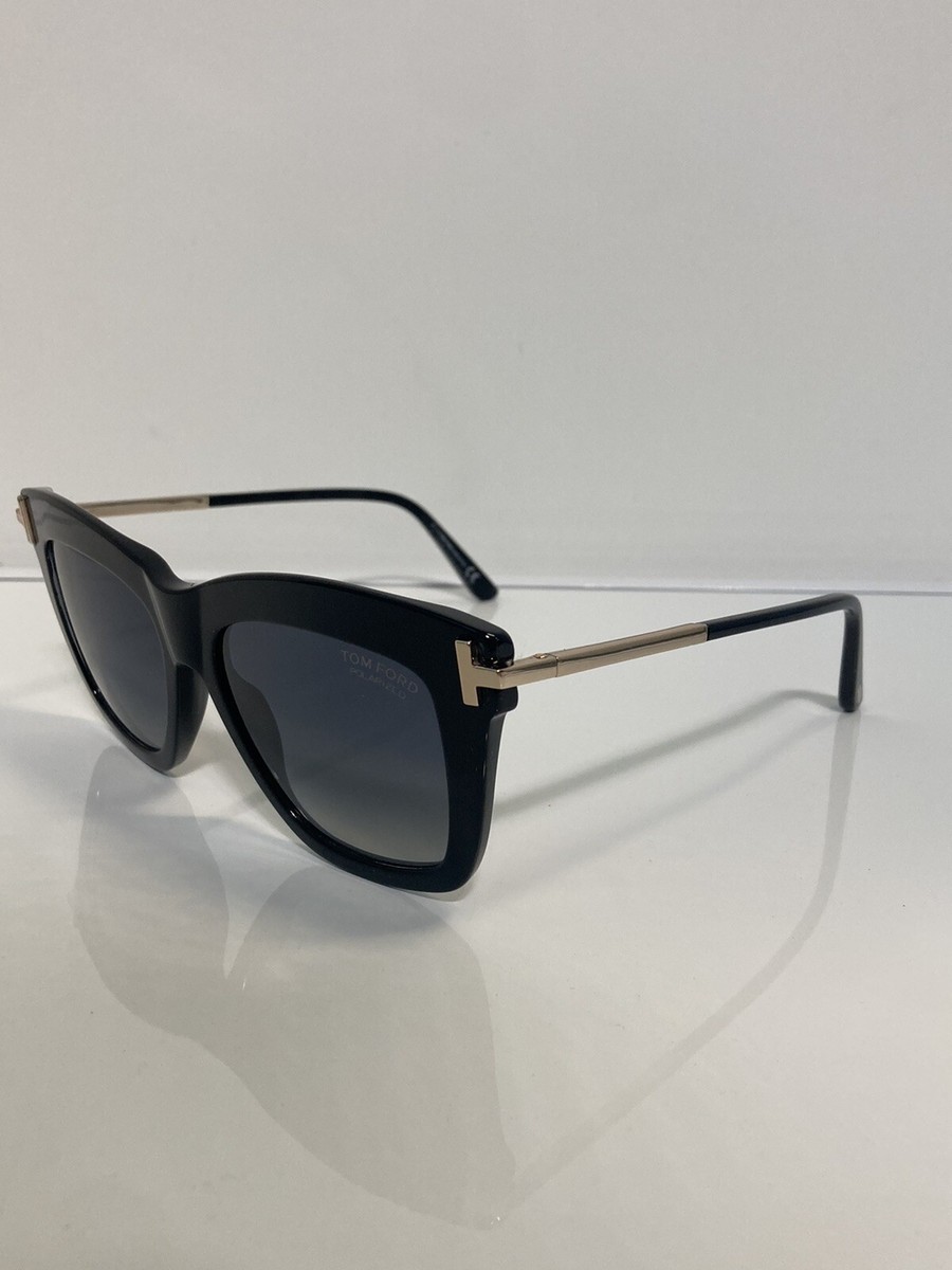 NIB Tom Ford Dasha TF822 01D Black Polarized Bold Acetate  display picture 1