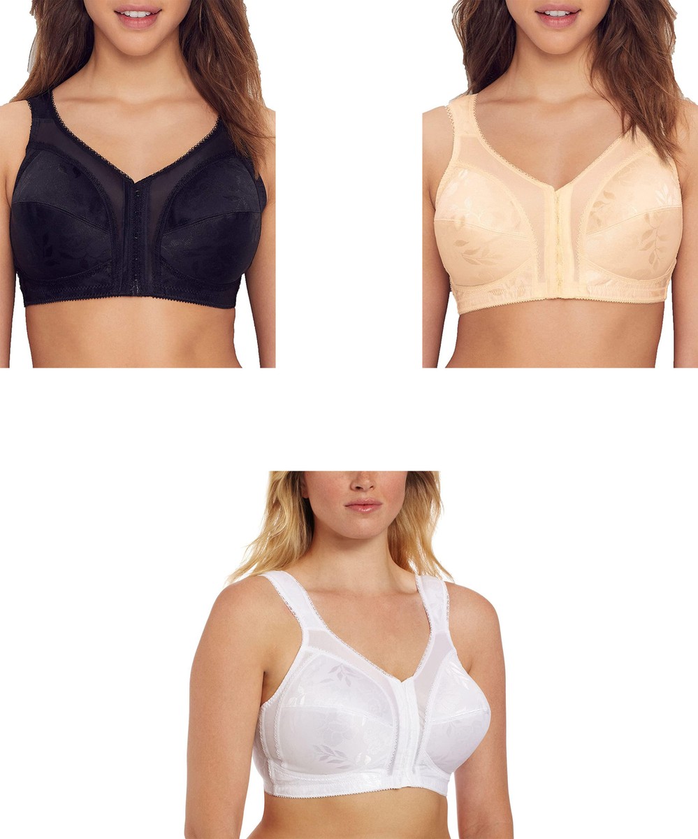 ばら Playtex Women's 18 Hour Front-Close Wirefree Bra With Flex Back | eBay