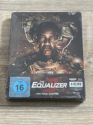 Equalizer 3 Denzel Washington 2023 4K + Blu Ray Steelbook Neu + OVP OOP