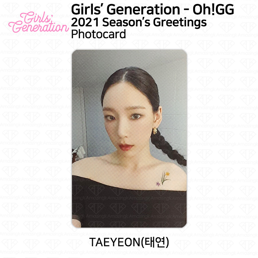 SNSD 2021 Season's Greetings Photocard Postcard Calendar