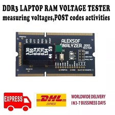 DDR 3 LAPTOP RAM VOLTAGE TESTER measuring voltages,POST codes activities