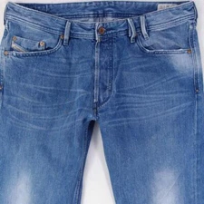 Mens Diesel ZHAVEE 008YZ Bootcut Blue Jeans W36 L30