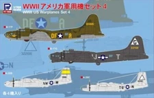 Pit Road 1/700 Skywave Series WWII US Military Aircraft Set 4 S65 Plastic Model