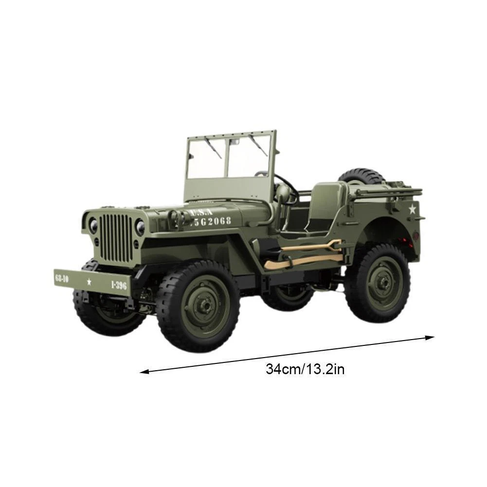4WD Off-Road RC-Car 2.4G Climbing Scale Military Truck Adult Vehicle New T8N5 - Picture 20 of 20