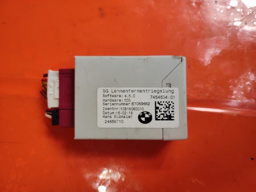 ✅BMW X1 F48 2.0 BENZIN 2018 VORDERSITZ RÜCKENLEHNE STEUERGERÄT ECU 7464634 A303