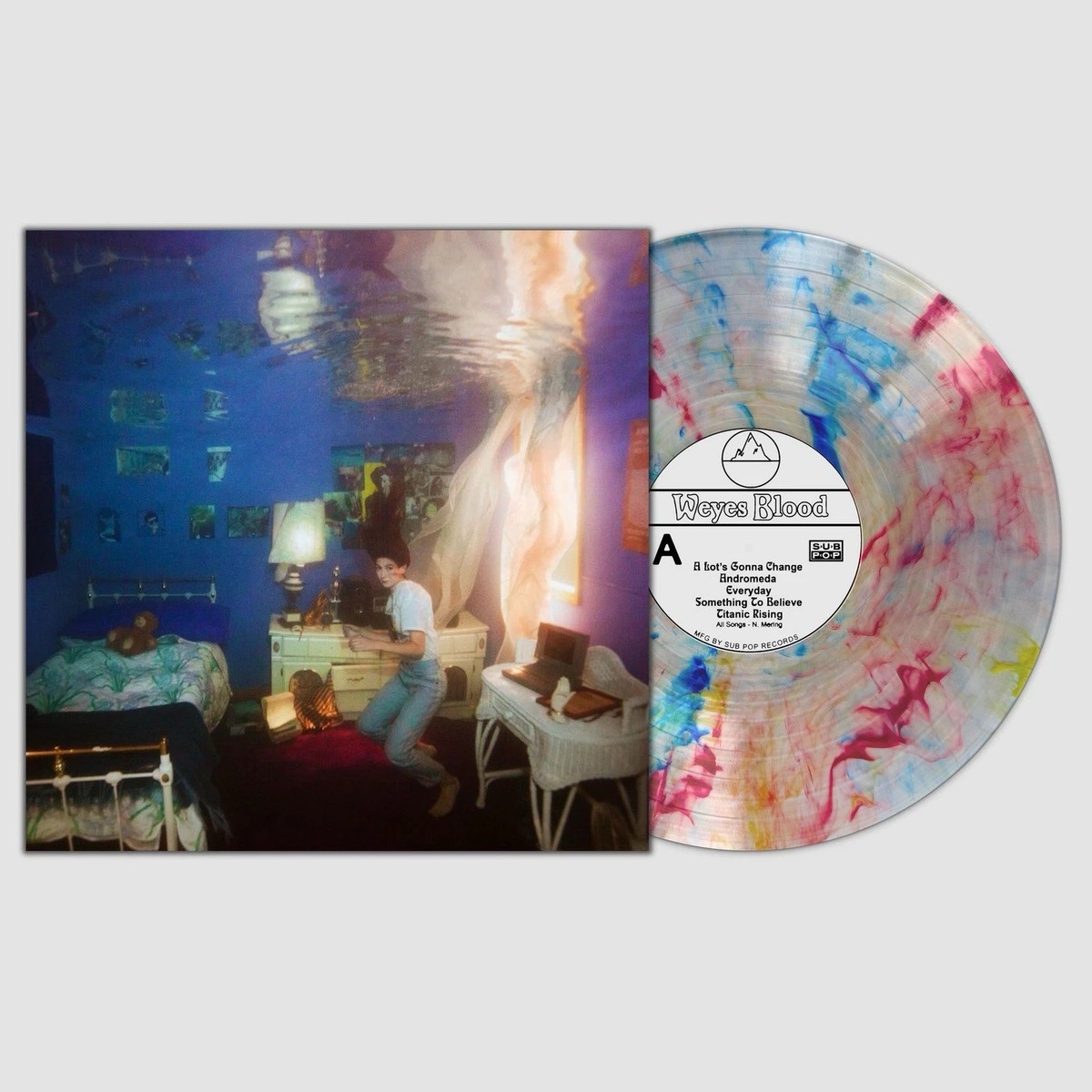 Weyes Blood Titanic Rising VMP限定盤 LP Weyes Blood - Titanic Rising Rainbow Swirl Vertigo Vinyl LP /1000