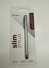 New - Targus Slim Stylus - Silver - For All Touchscreens - AMM1205US