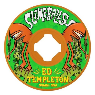 Slime Balls Skateboard Rollen Templeton Vomit Hardline 95a orange 54mm