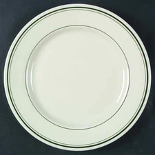 Lynn's China Green Band Dinner Plate w/No Backstamp 5869193
