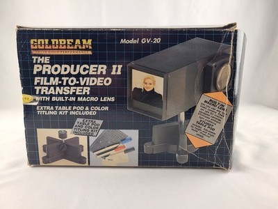 Film To Video Transfer Movie Editor Goldbeam The Producer II Model GV-20 w/box