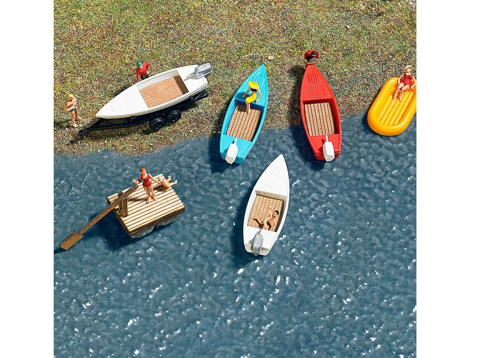 Busch 8057 - Boote-Set - Spur N - NEU