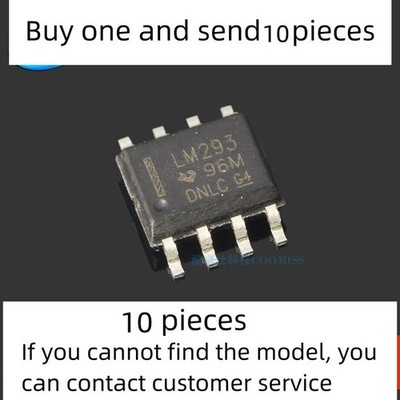 10 piece set original LM293DR SMD SOP-8 comparator, voltage 2V-36V