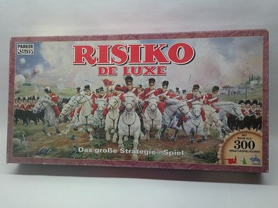 PARKER - RISIKO DE LUXE - DAS GROSSE STRATEGIESPIEL - COPYRIGHT 1992
