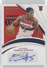 2020-21 Panini Immaculate Initiation Ink 11/49 Cassius Winston #INI-CWS Auto x3x