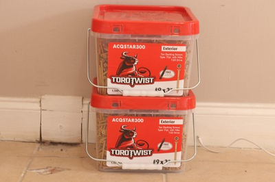 #ad Saberdrive No.9 x 3in. Exterior Tan Deck Collated Strip Screws XL1500 $139.00