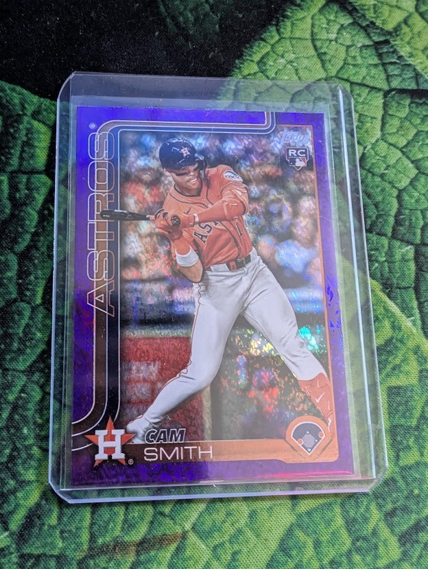 2025 Topps Update- Cam Smith (RC) Purple Foil /250 #US298