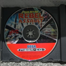  STAR WARS Rebel Assault SEGA MEGA CD Game 1993 JVC PAL, RARE