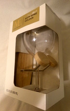 NWOT/NIB MODERN EXPRESSIONS BATH WINE HOLDER w/STEMMED WINE GLASS - 13.5 fl. oz.