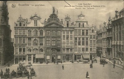 Bruxelles Bruessel La Grande Place Cote Nord Est Maison de