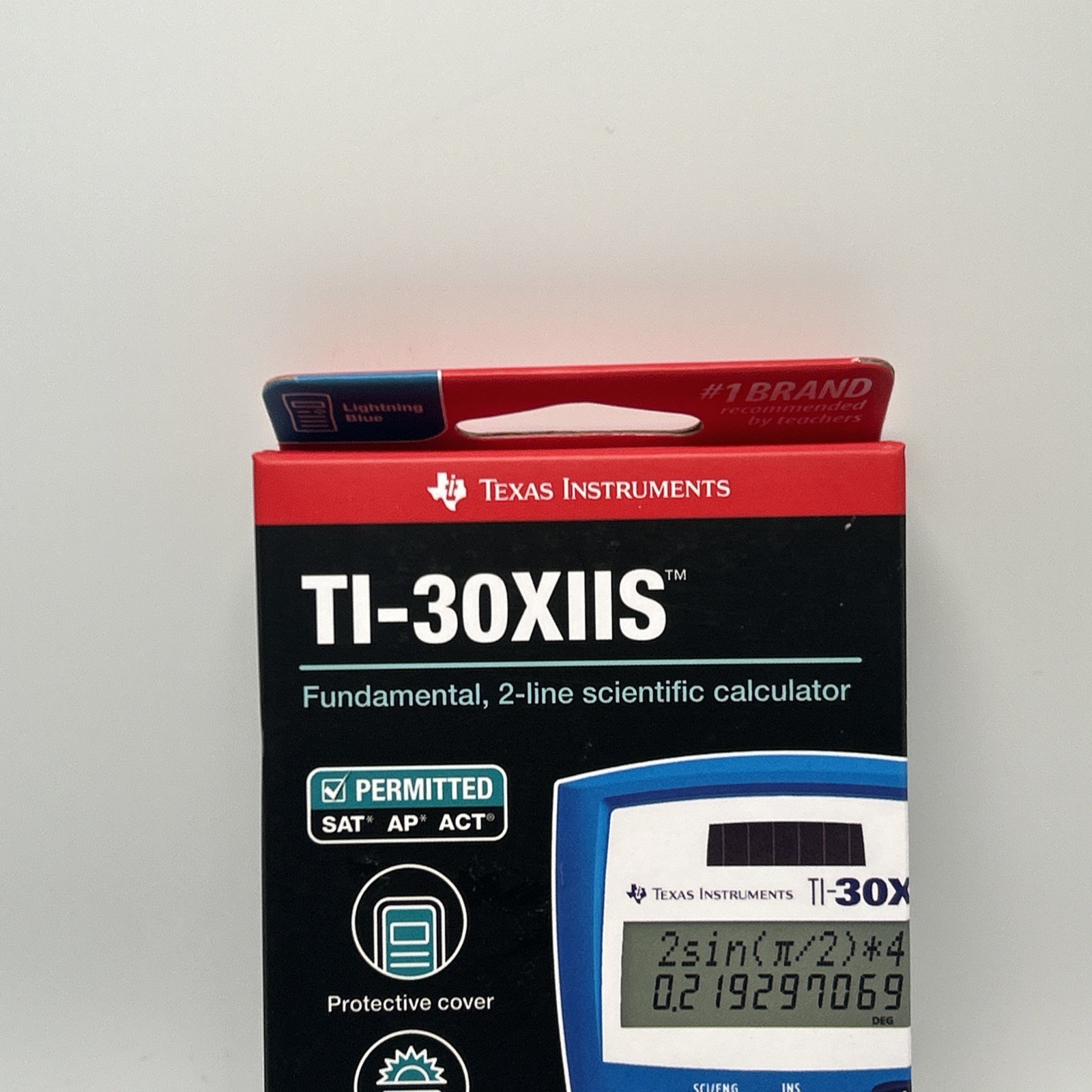 Texas Instruments 30XIIS Scientific Calculator Lightning Blue SAT & ACT Approved