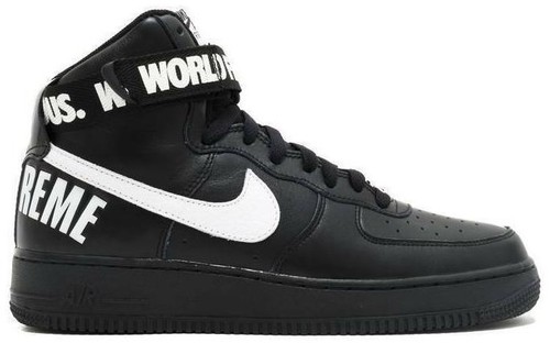 Supreme × Nike Air Force Mid Black 27.5 Supreme x Nike Air Force 1 Mid 