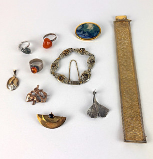 Vintage Schmuck Konvolut Henkel & Grosse Uhlig Bernstein Silber uvm.