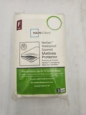 Mainstays NexGen Waterproof Anti-Allergen Zippered Mattress Protector, Full