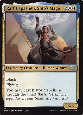 Raff Capashen, Ship's Mage NEC 141 English NM - MTG
