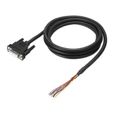 6.6 ft 26AWG DB15 Female Connector to Bare Wire END RS232 15-Pin