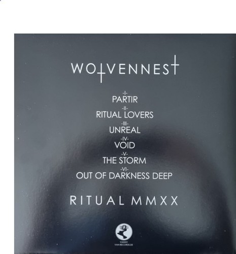 WOLVENNEST – Ritual MMXX 2LP col. CLEAR 180g Vinyl Der Blutharsch King Dude - Picture 2 of 2