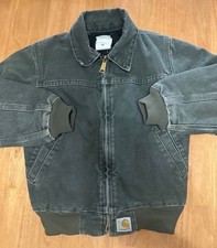 Vintage Rare Carhartt Santa Fe Y02MOS Green Jacket Size Youth Small