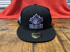 Hat Club Toronto Blue Jays 20 Years Black Mesh New Era Fitted 7 3/4 Green UV